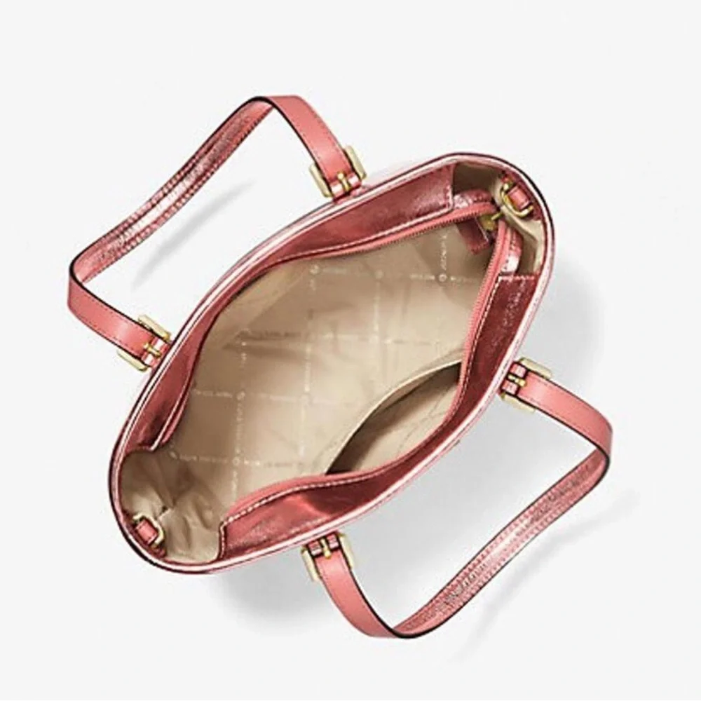 Michael Kors Metallic Pink Shoulder Bag - Picture 3 of 10
